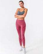 Leggings Nina Luxe Hollow - Rosso