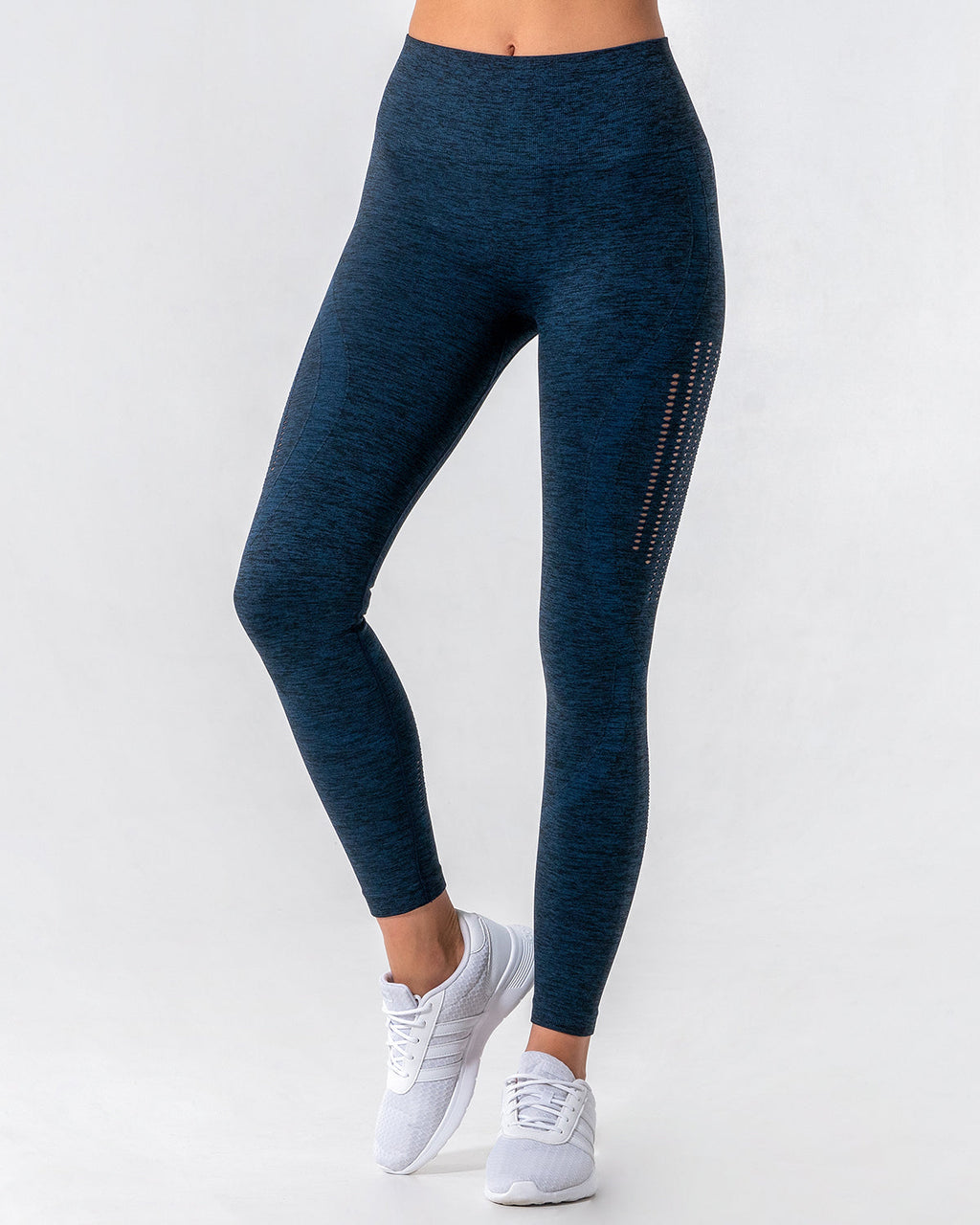 Nina Luxe Hollow Leggings - Blau