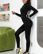 Pace Adaptive Seamless Leggings - Schwarz