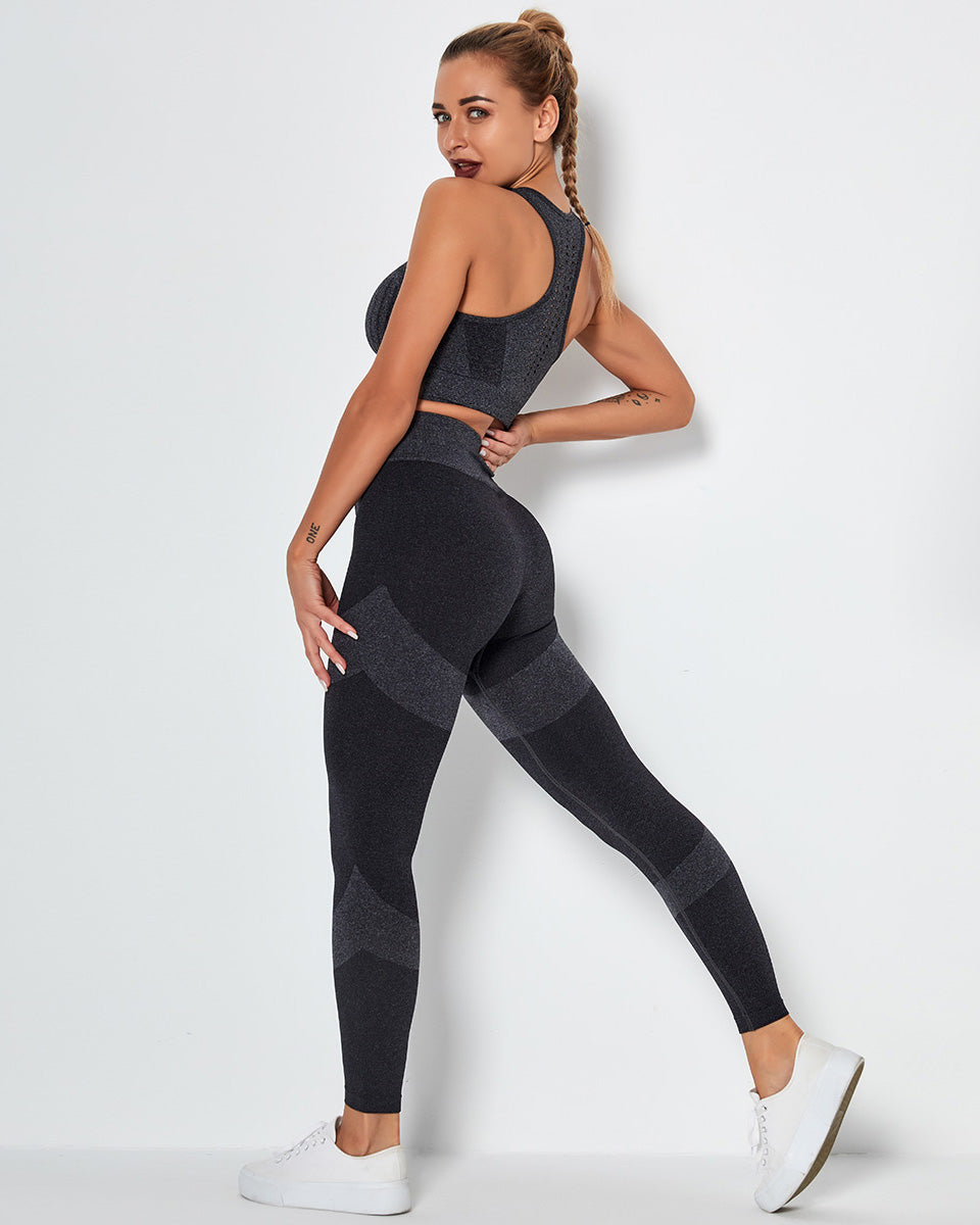 Nahtlose Leggings Penelope - Schwarz