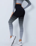 Qeuryn Nahtlose Leggings - Schwarz