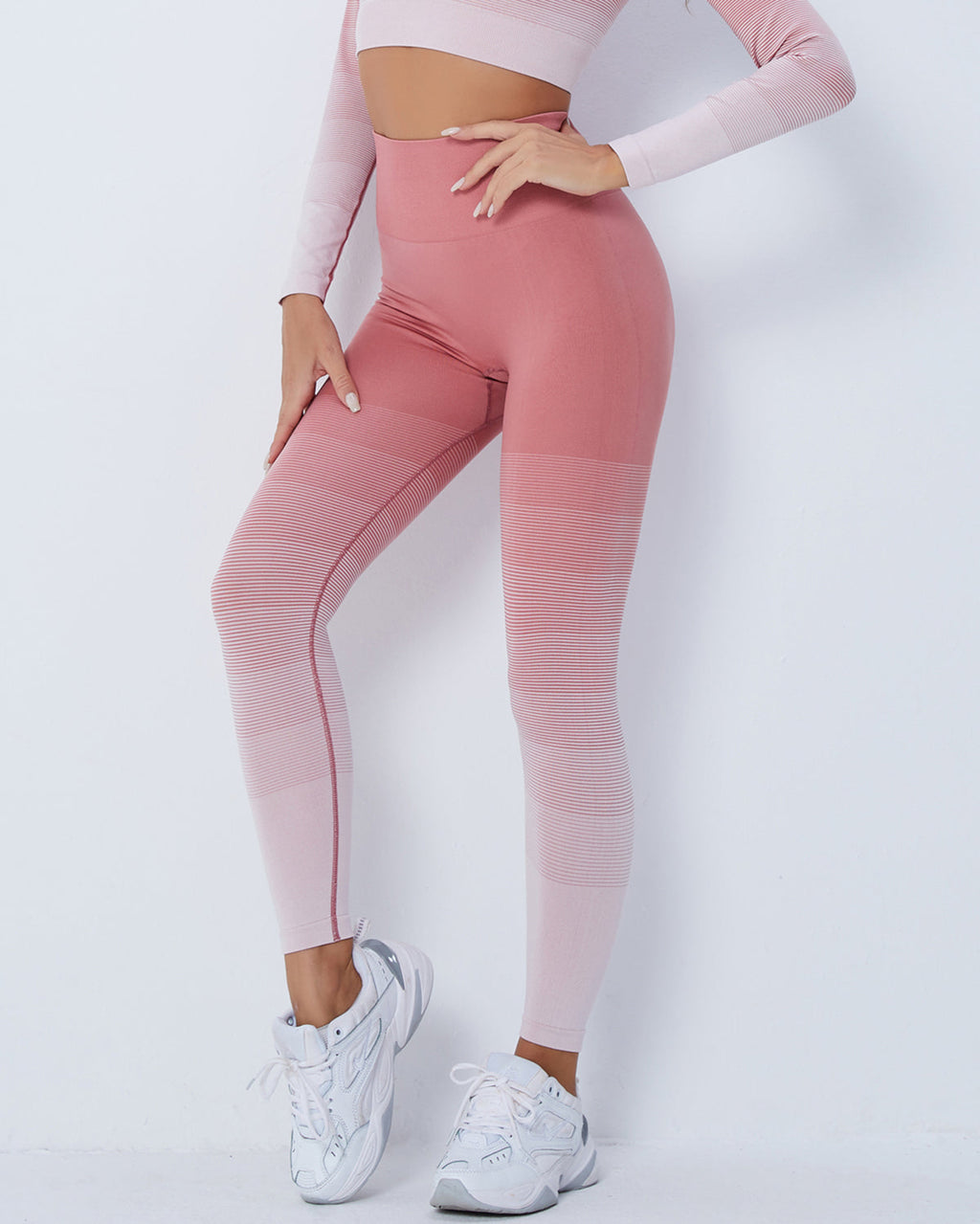 Qeuryn Nahtlose Leggings - Rosa