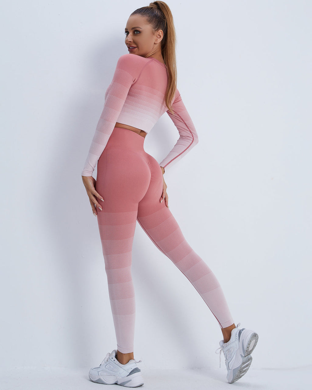 Qeuryn Nahtlose Leggings - Rosa