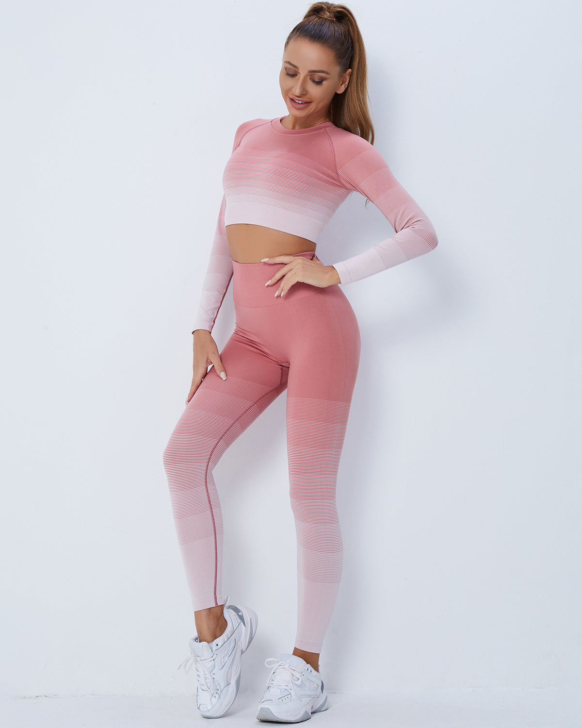 Qeuryn Nahtlose Leggings - Rosa