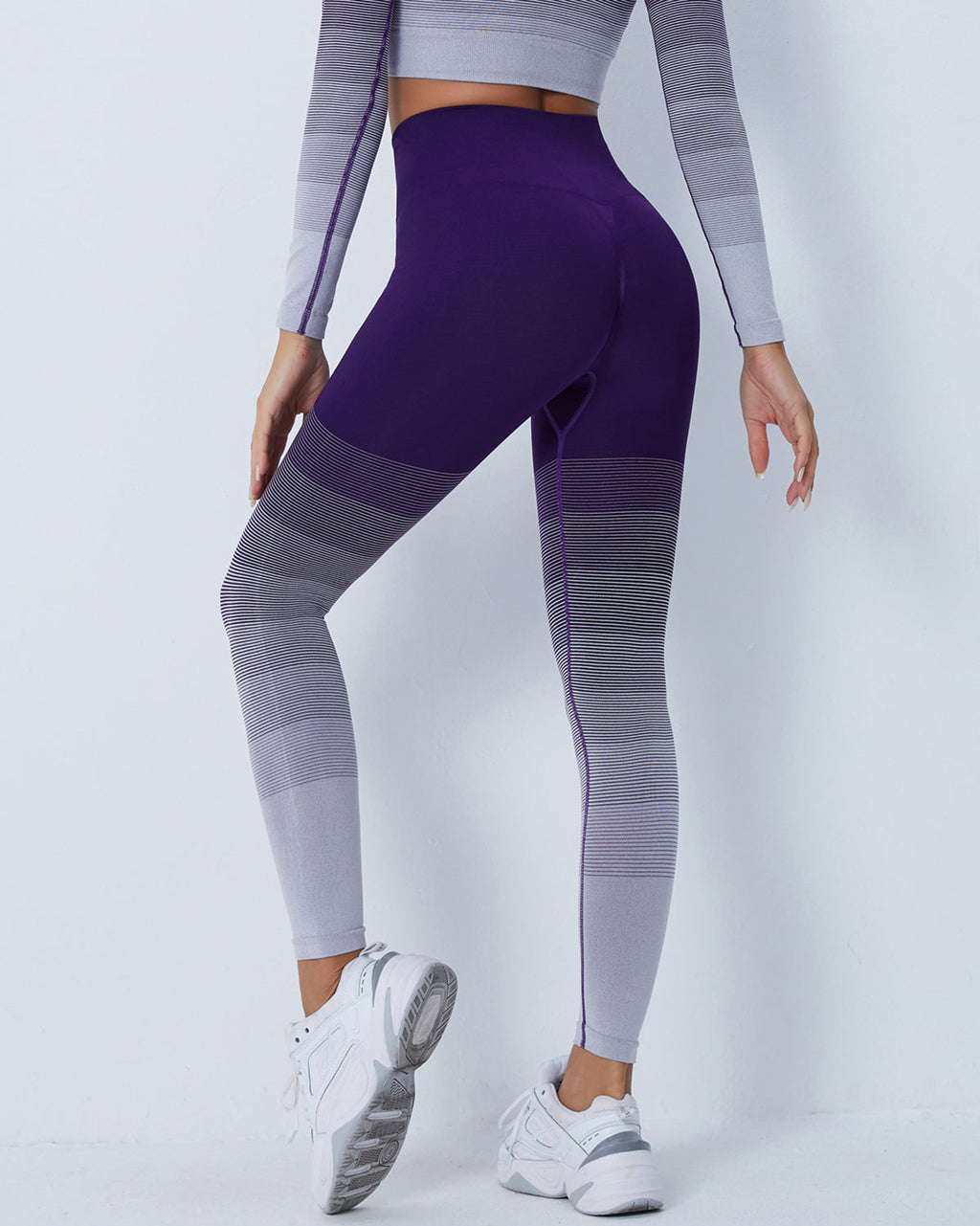 Qeuryn Nahtlose Leggings - Lila