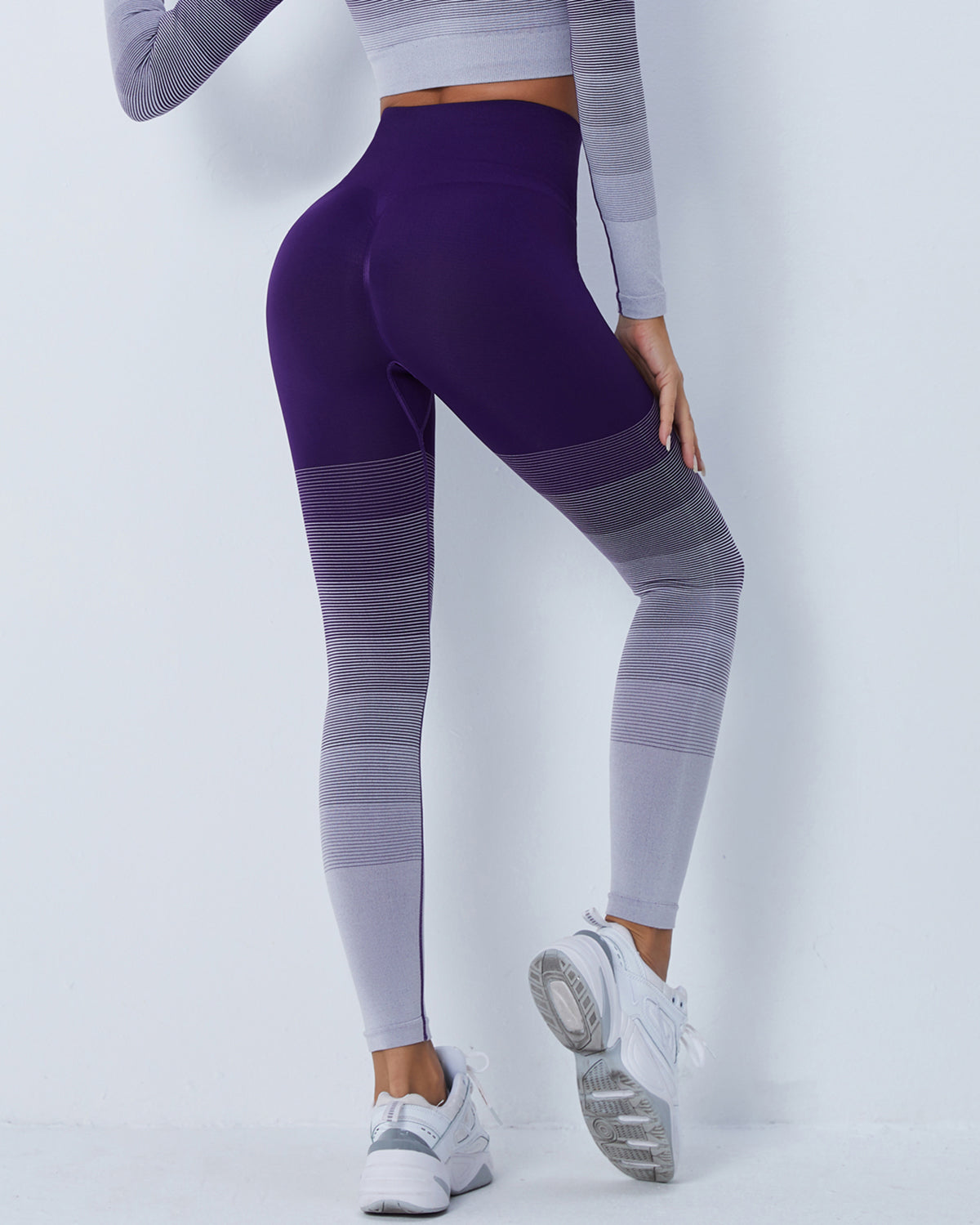 Qeuryn Nahtlose Leggings - Lila