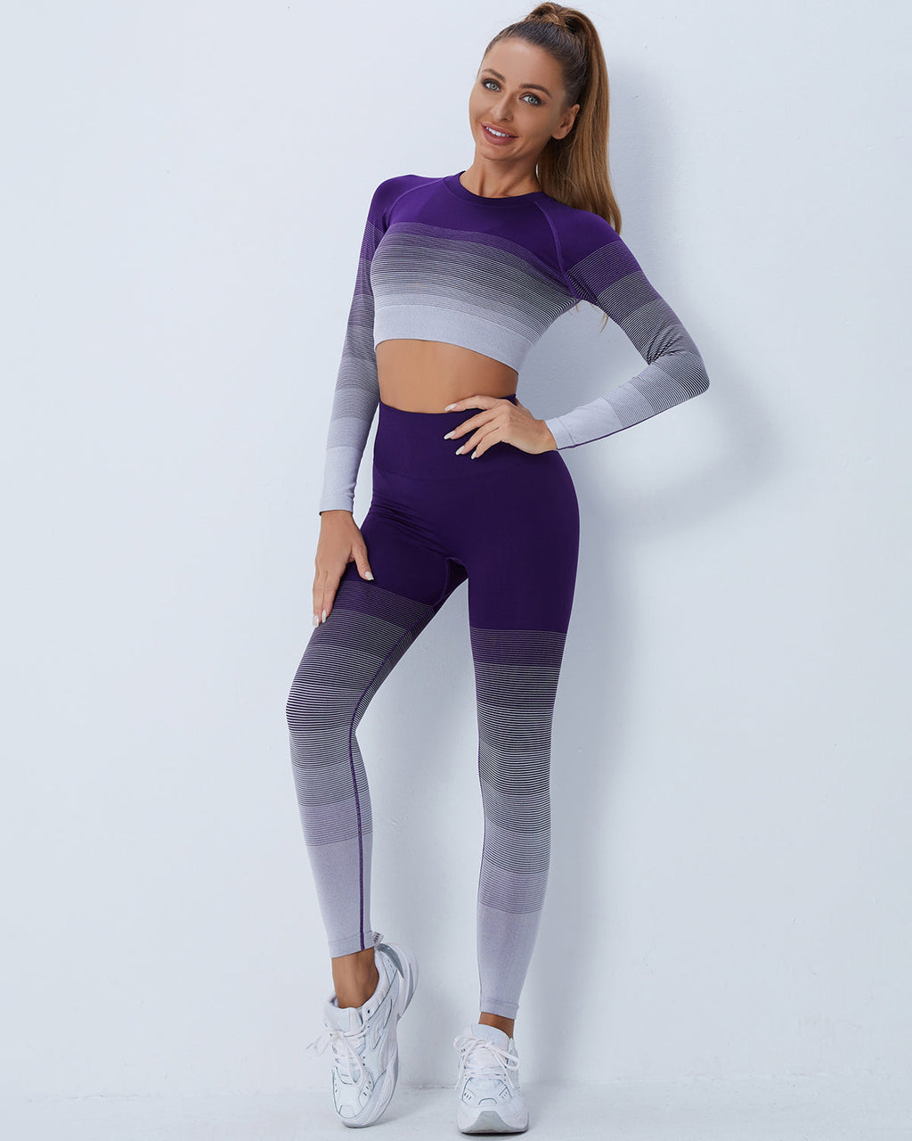 Qeuryn Nahtlose Leggings - Lila