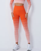 Qeuryn Nahtlose Leggings - Orange