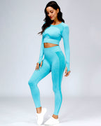 Serenity Seamless Leggings - Blau