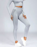 Serenity Nahtlose Leggings - Grau