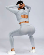 Serenity Nahtlose Leggings - Grau