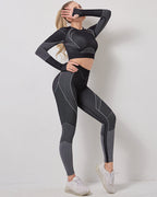 Stealth Crew Seamless Leggings - Schwarz