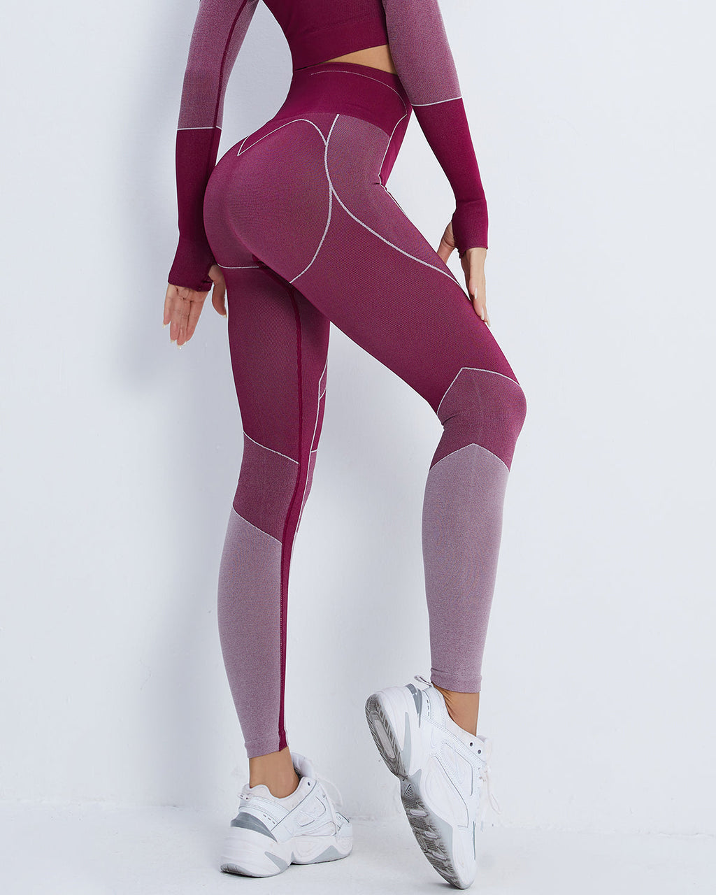 Stealth Crew Nahtlose Leggings - Lila