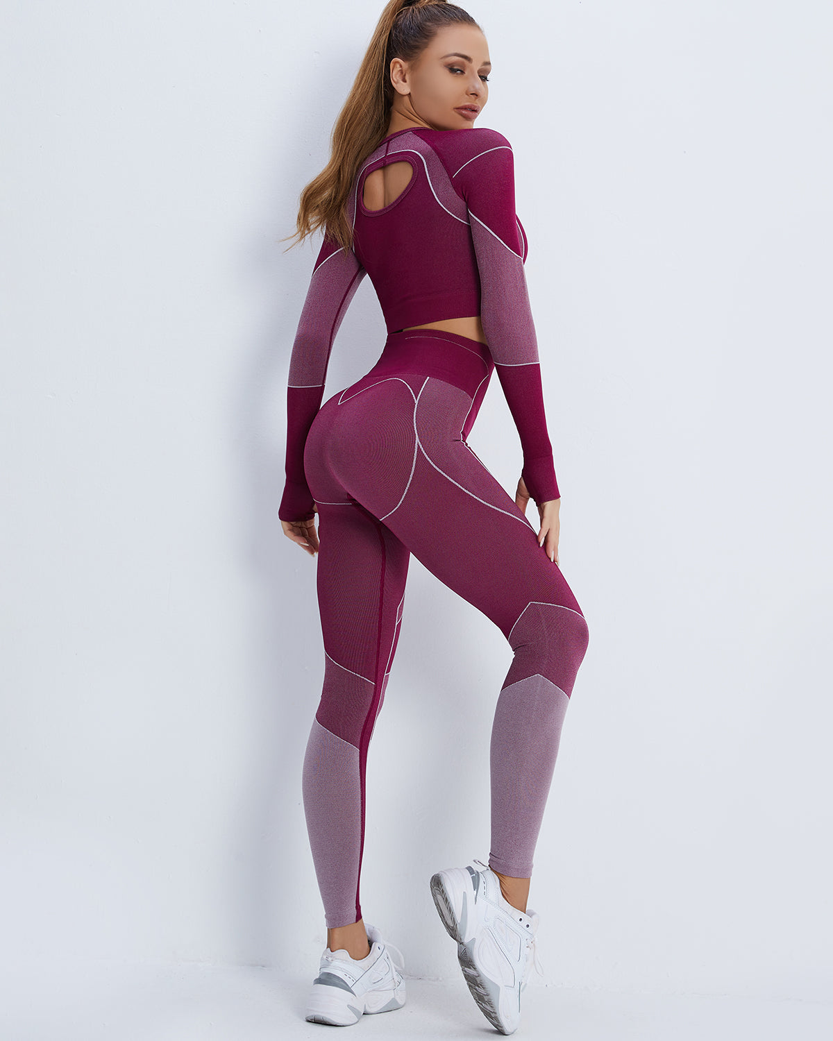 Stealth Crew Nahtlose Leggings - Lila