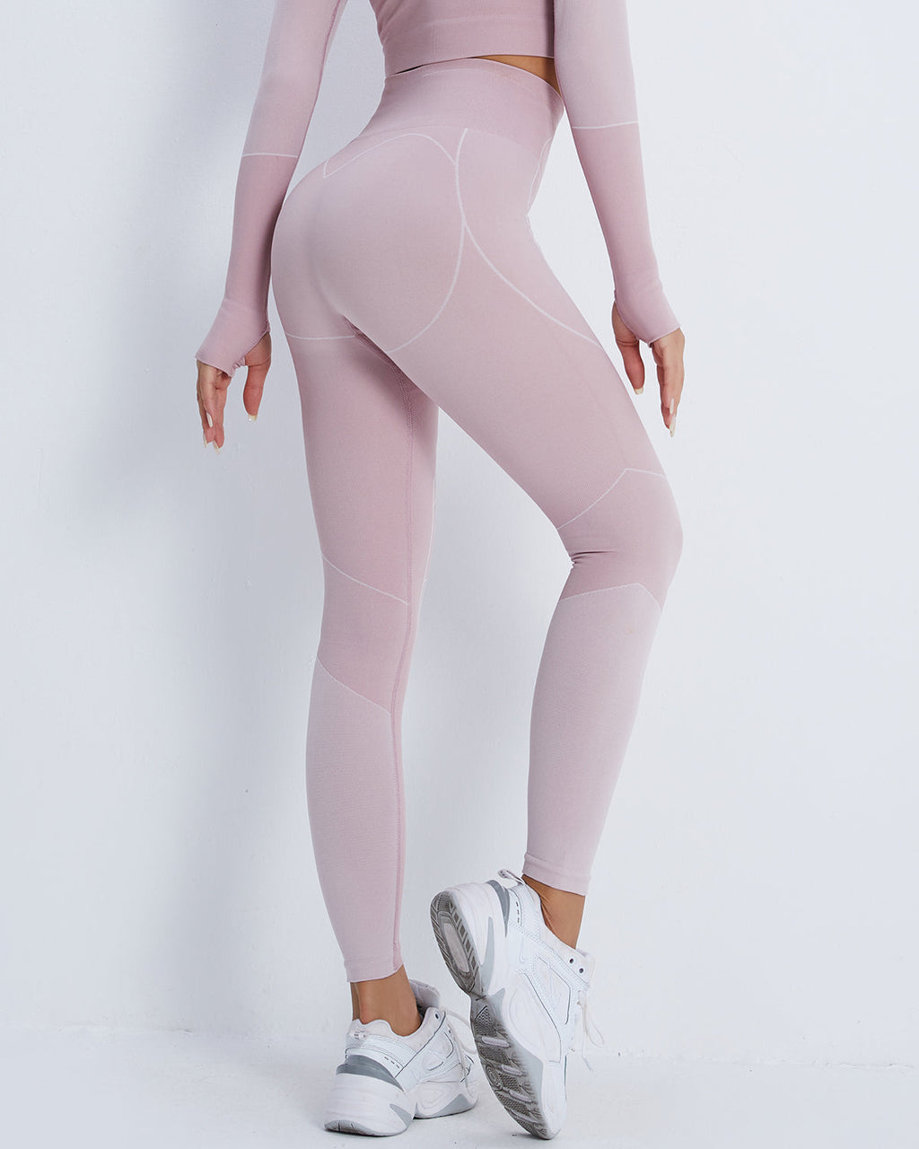 Stealth Crew Nahtlose Leggings - Rosa