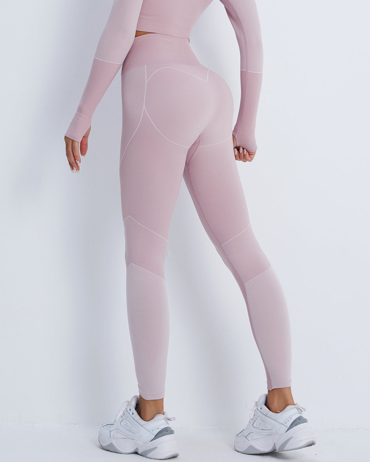 Stealth Crew Nahtlose Leggings - Rosa