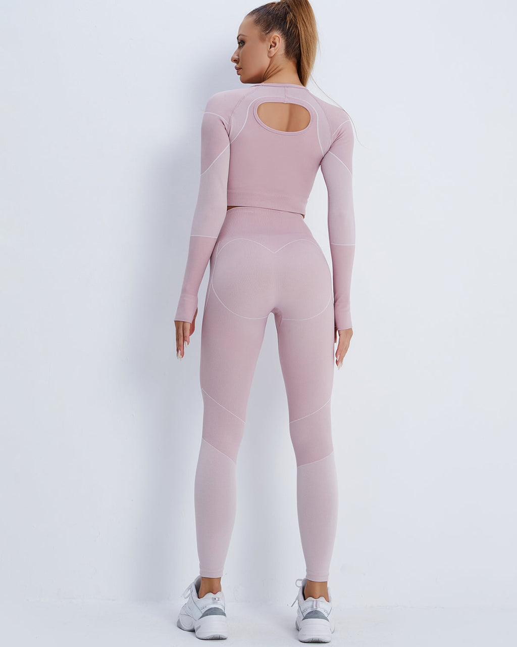 Stealth Crew Nahtlose Leggings - Rosa
