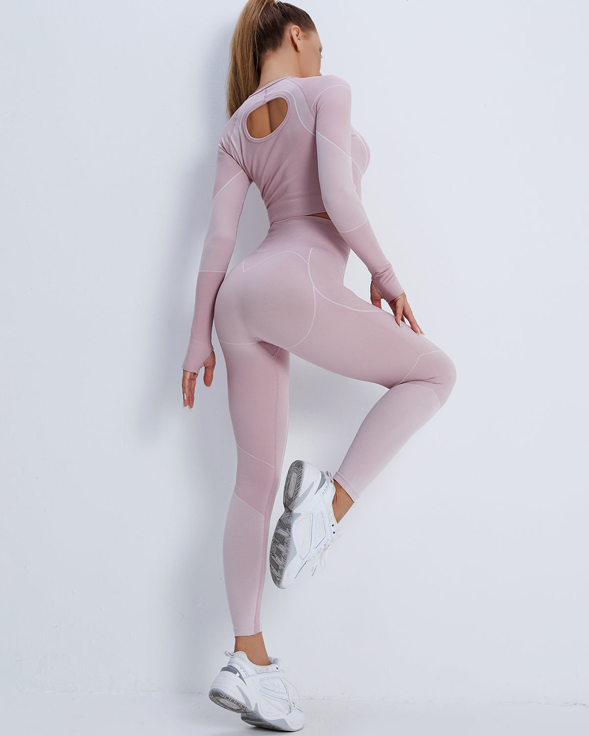Stealth Crew Nahtlose Leggings - Rosa