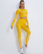 Stealth Crew Seamless Leggings - Gelb