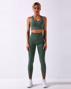 Terra Seamless Leggings - Dunkelgrün