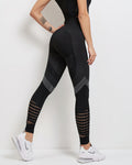 Tribeca Nahtlose Leggings - Schwarz