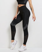 Tribeca Nahtlose Leggings - Schwarz