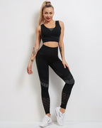 Tribeca Nahtlose Leggings - Schwarz