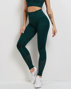 Tribeca Nahtlose Leggings - Grün