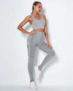Vitality Seamless Leggings - Hellgrau