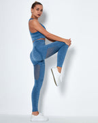 Vitality Seamless Leggings - Eisblau