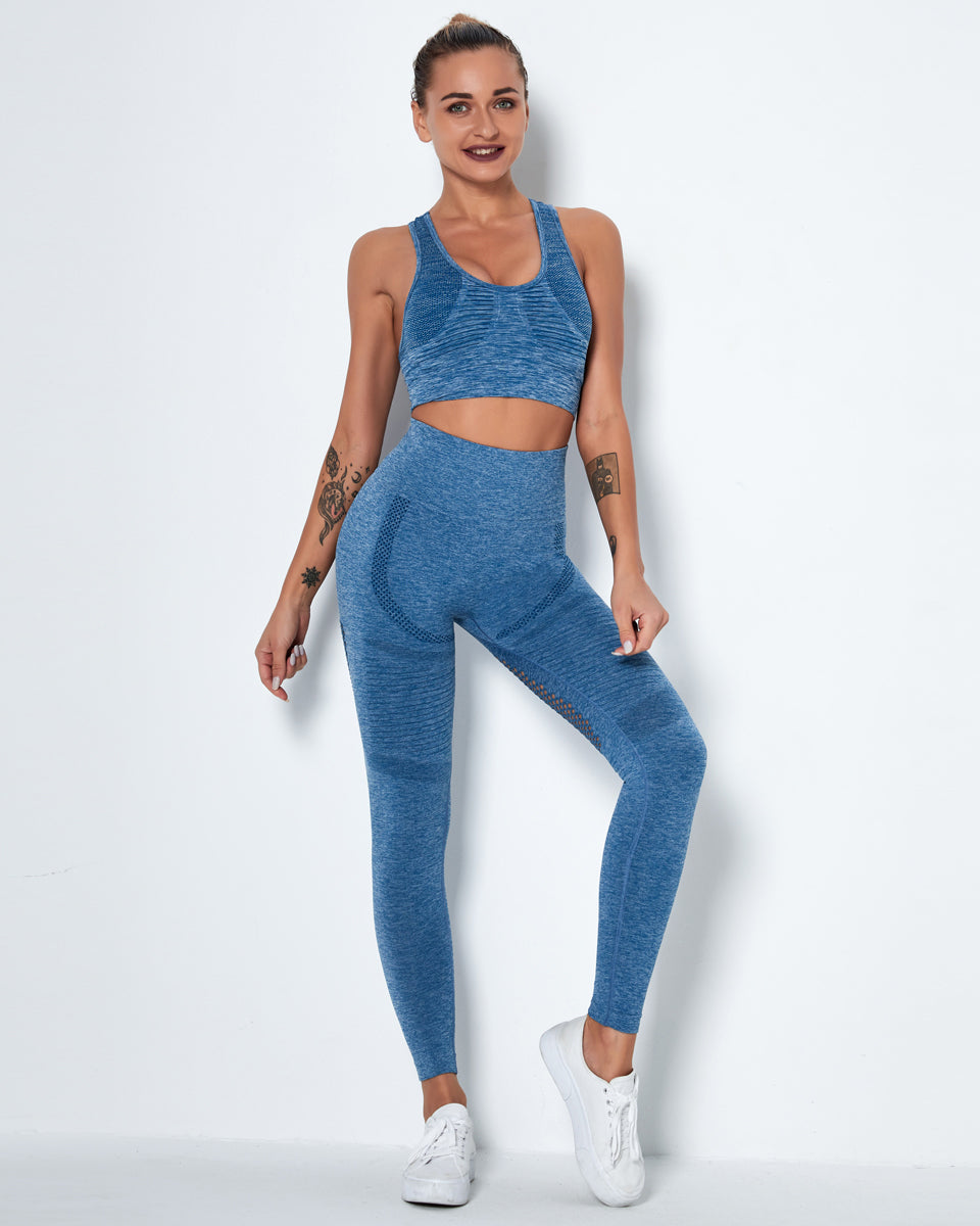 Vitality Seamless Leggings - Eisblau