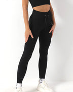 Wella Nahtlose Leggings - Schwarz