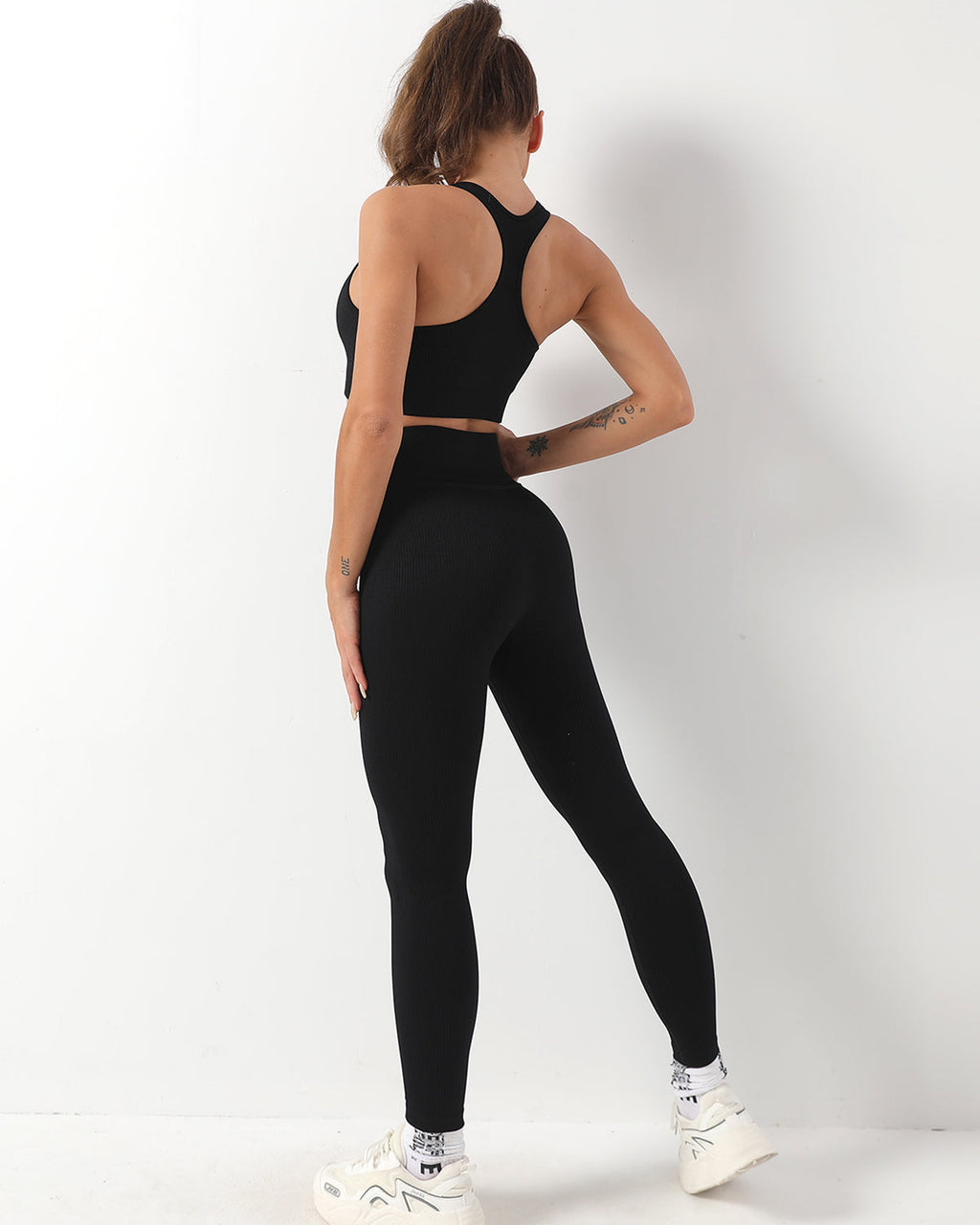 Wella Nahtlose Leggings - Schwarz