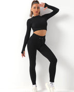 Wella Nahtlose Leggings - Schwarz