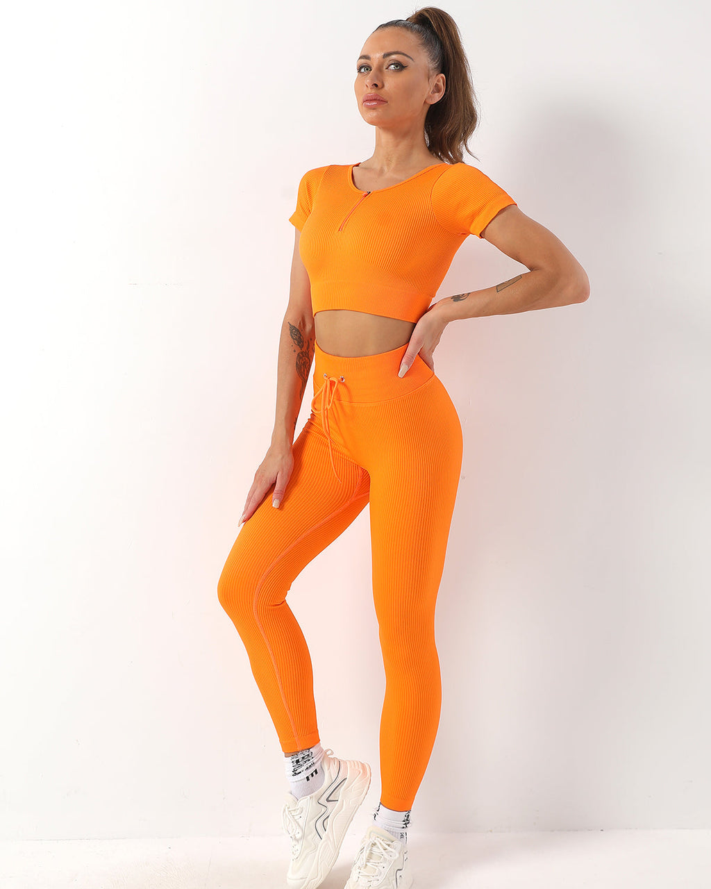 Wella Nahtlose Leggings - Orange