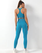 Leggings senza cuciture Wella - Blu lago