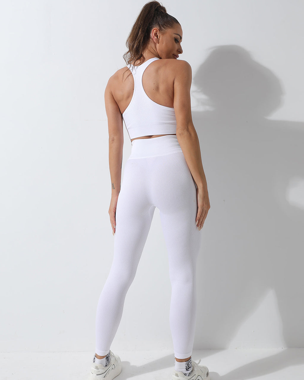 Wella Nahtlose Leggings - Weiß