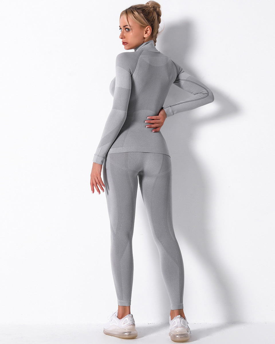 Wilder Seamless Leggings - Hellgrau