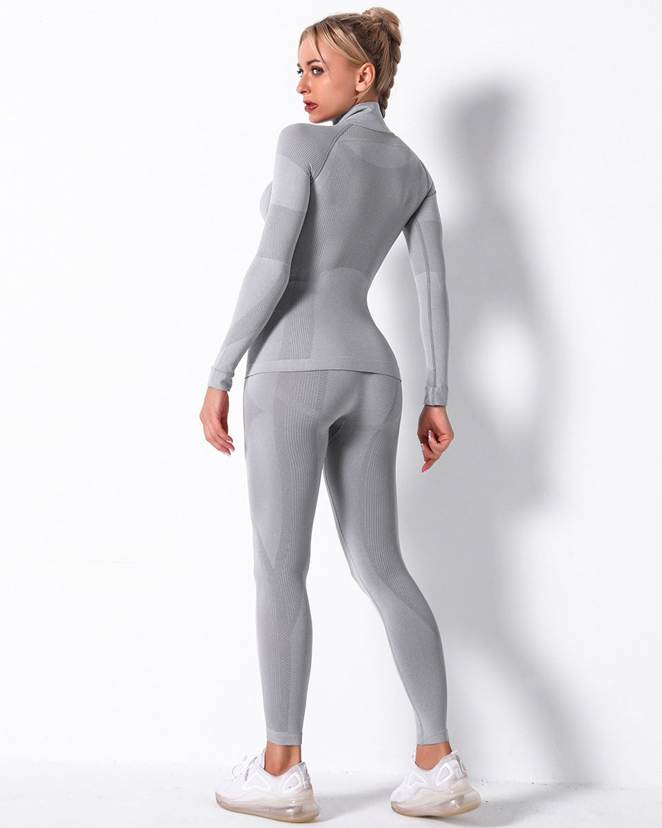 Wilder Seamless Leggings - Hellgrau