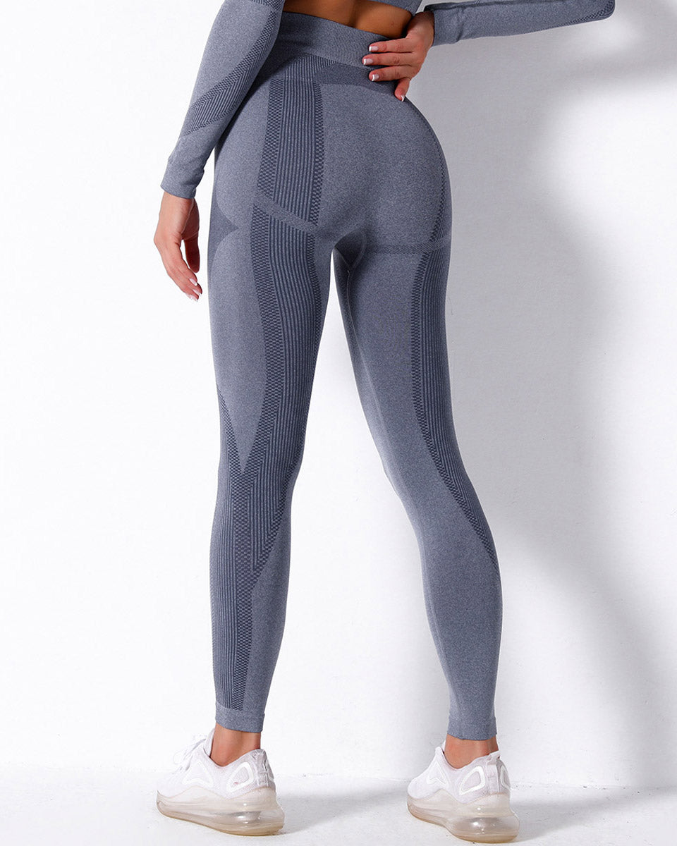 Wilder Seamless Leggings - Marineblau