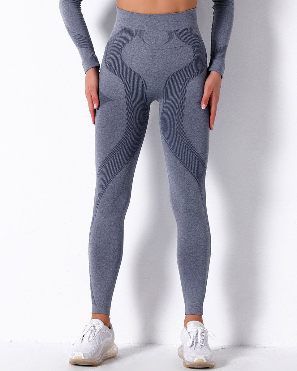 Wilder Seamless Leggings - Marineblau