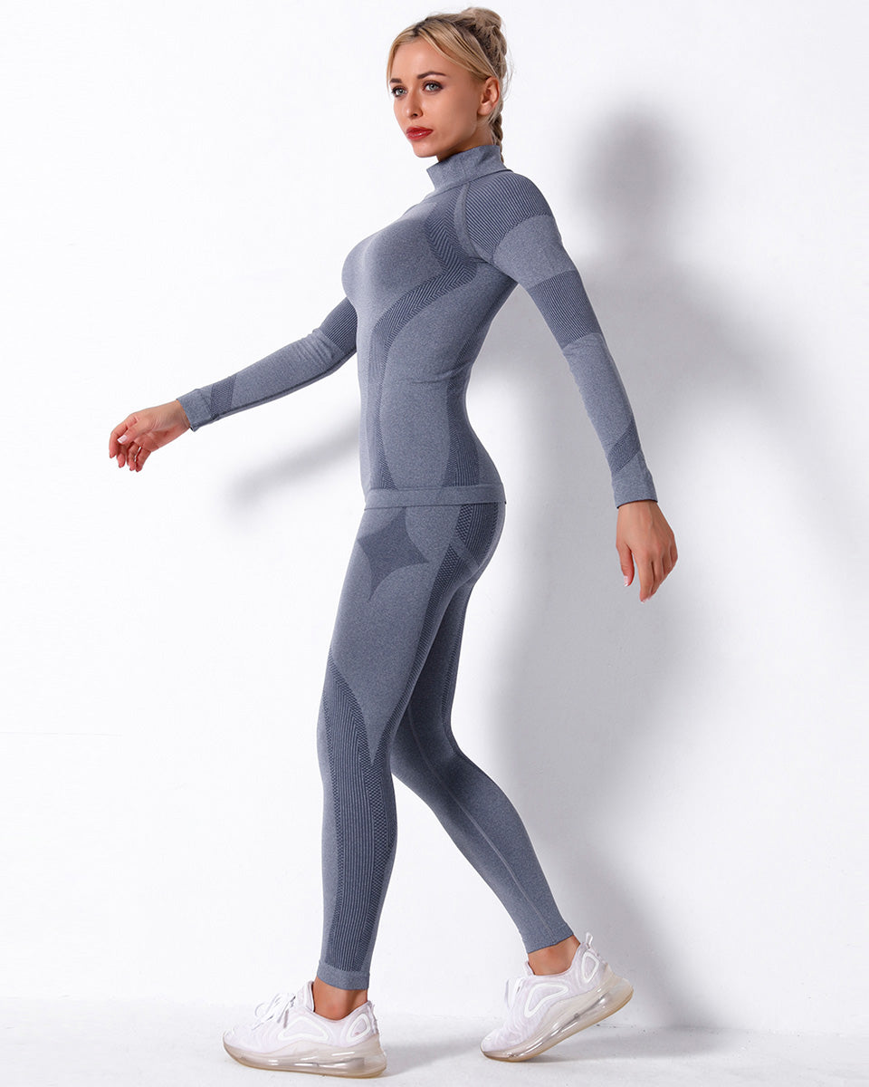 Wilder Seamless Leggings - Marineblau