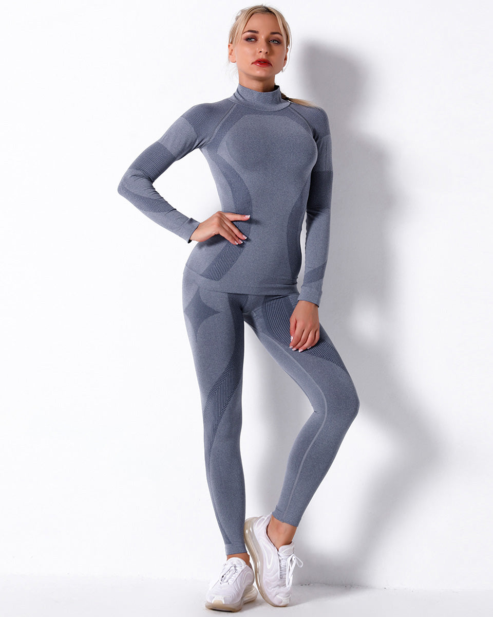 Wilder Seamless Leggings - Marineblau
