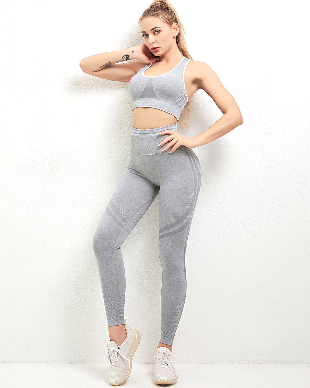 Willo Fox Nahtlose Leggings - Grau