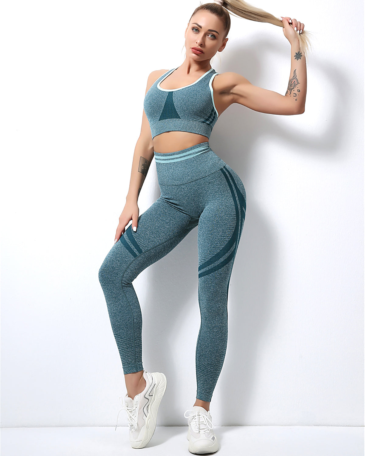 Willo Fox Nahtlose Leggings - Dunkelgrün