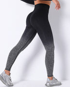 Yassi Ombre Nahtlose Leggings - Grau
