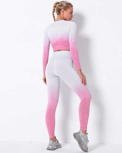 Yassi Ombre Seamless Leggings - Pink