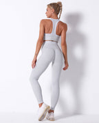 Zephyr High Rise Leggings - Hellgrau
